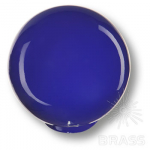 Ручка кнопка детская коллекция, выполнена в форме шара, цвет синий глянцевый (626AZ1)