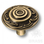 Ручка кнопка классика, античная бронза (15.306.02.12)