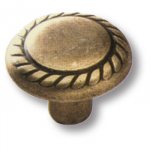 Ручка кнопка классика, старая бронза (4517-22)
