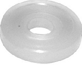 Шайба плоская, D10 мм, прозрачный пластик, для крепления ручек на стекло (ШП/10)