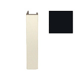 Заглушка универсальная к цоколю Rehau, 100 мм, цвет черный 2549L (2639L) (18801961071/18801961011)