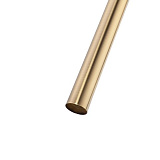 Штанга (труба) гардеробная 50x1500 мм, круглая, бронза (TUBE-50-1500 AB)