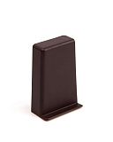 Заглушка для подвески мебельной 806 темно-коричневая (№8), левая (МФ05018)