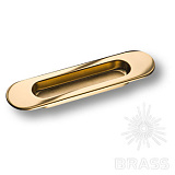 Ручка врезная для дверей современная классика, цвет - глянцевое золото (3921-100)